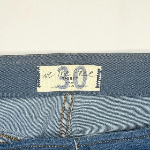 Free people we the free gummy pull on flare leg jeans Size 30 Short - Picture 8 of 10